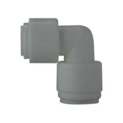 Gray plastic 90-degree reducing push-in elbow - 5/16 x 5/32 Plastic Push-In Reducing Elbow