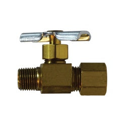 Precision heavy-pattern needle valve for fluid control – 1/4 Outside Diameter x 1/8 Male Iron Pipe Heavy-Pattern Needle Valve with 26003