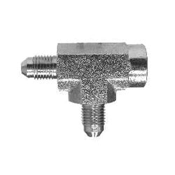 Heavy-duty tee adapter for reliable water flow between different pipe sizes - 14 Male Joint x 12 Female Pipe x 14 Male Joint Tee