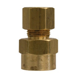 Reliable compression fitting with captive sleeve for secure connections – 3/8 x 3/8 Compression x Female Iron Pipe with 26005 Captive Sleeve