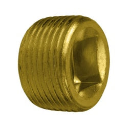 3/4 lead-free countersunk square plug for reliable threaded pipe sealing in plumbing systems – 3/4 Lead-Free Countersunk Square Plug
