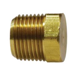 3/8 male iron pipe cored hexagon head plug with Vibraseal for leak-resistant threaded connections – 3/8 Male Iron Pipe Cored Hexagon Head Plug Vibraseal