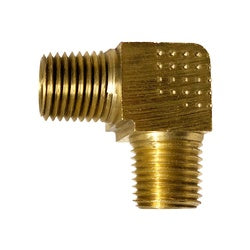 Brass plumbing fitting 3/4 Barstock Male x Male Elbow