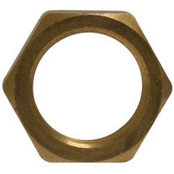 7/8-20 Unified National Extra Fine Brass Jam Nut