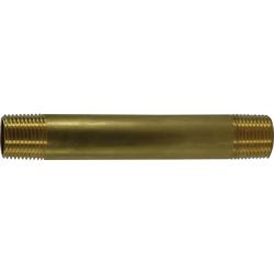 1/4 x 5-1/2 Lead-Free Yellow Brass Nipple