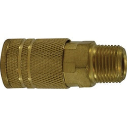 1/8 male automotive coupler for quick-connect fluid or air lines in automotive and pneumatic systems – 1/8 Male Automotive Coupler