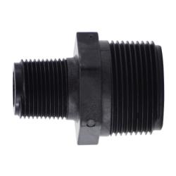 Hex head polypropylene pipe nipple 2 x 1-1/2 Polypropylene Hexagonal Nipple