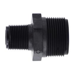 Hex head polypropylene pipe nipple 1-1/4 x 3/4 Polypropylene Reducing Hexagonal Nipple
