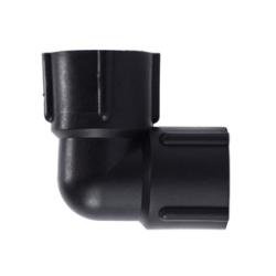 Black plastic pipe fitting - 2 Polypropylene Elbow