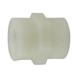 Lightweight polypropylene fitting - 1/4 x 1/8 Nylon Reducer