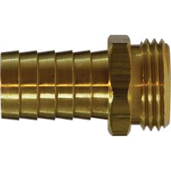 Brass hose fitting - Lead-Free 7329M 5/8 x 3/4 Garden Hose Barb