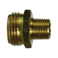 Brass hose fitting - Lead-Free 777EV 3/4 x 3/8 Garden Hose Connector