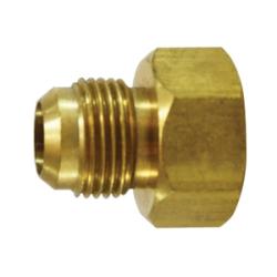 Brass adapter with 3/8 inch male flare and 3/4 inch female garden hose threads – 3/8 x 3/4 Male Flare x Female Garden Hose Adapter