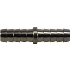Stainless steel hose barbed reducing splicer - 1/4 x 1/8 Stainless Steel Reducing Splicer