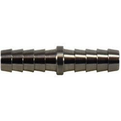 Stainless steel hose barbed reducing splicer - 1/2 x 3/8 Reducing Splicer
