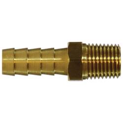 Brass hose barb fitting 5/16 x 1/4 + Durable male brass barb connector

