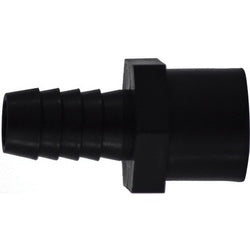 Lightweight corrosion-resistant polypropylene connector ideal for low-pressure fluid lines and equipment hookups — 3/8 Barb x 1/8 Female Iron Pipe Polypropylene