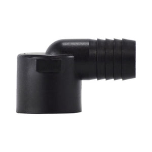 Polypropylene Barb-to-FIP Elbow Fitting 1/4 Barb x 1/4 Female Iron Pipe Polypropylene Elbow