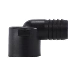 3/8 Barb x 3/8 Female Iron Pipe Polypropylene Elbow