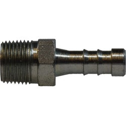 Corrosion-resistant 304 stainless steel barb x MIP fitting for hose connections 1/4 x 1/8 Barb x Male Iron Pipe 304 Stainless Steel