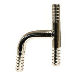 Durable 304 SS thinwall Y-tee barb fitting for fluid or air lines Y-Tee 1/4 Barbed-All Thinwall -304 Stainless Steel