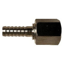 304 stainless steel hexagon adapter with 1/4 inch female pipe thread and 3/8 inch hose barb – Hexagon Adapter 1/4 Female Pipe Thread x 3/8 Barb 304 Stainless Steel