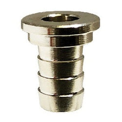 Nickel-plated brass tailpiece with 3/16 inch hose barb – Tailpiece 3/16 Hose Barb – PB, Nickel-Plated Brass