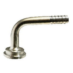 304 stainless steel 90° tailpiece with 5/16 inch hose barb – 90 Tailpiece 5/16 Barb 304 Stainless Steel