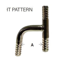 304 stainless steel Y-tee with 1/4 inch hose barb connections on all ends – Y-Tee 1/4 Barb All 304 Stainless Steel