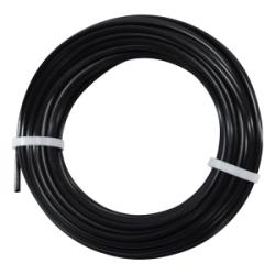 Durable black nylon tubing for fluid and pneumatic applications — 3/8 Outer Diameter 100ft Black Nylon 12 Tubing