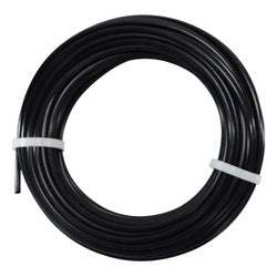Coiled black cable with white bands - 1,000 Feet 3/8 DOT Air Brake Tube