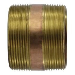 3 x 7 Red Brass Nipple