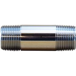 Chrome-plated air brake nipple for secure hose connection – 3/4 x 18 Chrome-Plated Nipple Air Brake 1953