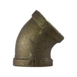 Compact lead-free red bronze 45-degree elbow engineered for reliable directional changes in 3/4 inch plumbing systems – Lead-Free 3/4 Red Bronze 45° Elbow
