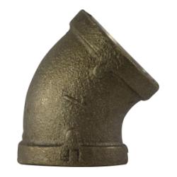 Compact lead-free red bronze 45-degree elbow engineered for reliable directional changes in 1/2 inch plumbing systems – Lead-Free 1/2 Red Bronze 45° Elbow