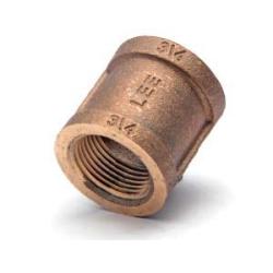 Lead-free  bronze coupling plumbing fitting Lead-Free 1 1/2 x 1 Red Bronze Reducing Coupling