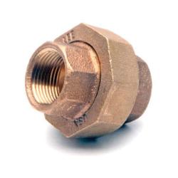 Lead-free bronze union rated 125# with B584/NSF61-G certification – 3 125# Lead-Free Bronze Union B584/NSF61-G