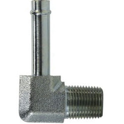 90-degree insert elbow with 3/4" hose barb and 1/2" male NPT thread – 3/4 x 1/2 Hose x Male National Pipe Thread 90 Insert Elbow
