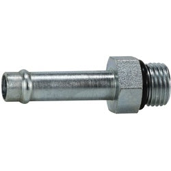 Beaded stem to male O-Ring boss steel insert fitting - 3/4 x 1-1/16-12 Hose x Male O-Ring Boss Steel Insert