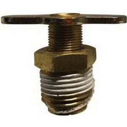 Brass body radiator type external seat drain cock valve with male NPT pipe thread connection - 1/2 Male Pipe Thread Bag 5