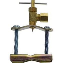 Brass body self piercing needle valve kit with compression connection - Self Piercing Needle Valve