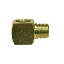 Male to female NPT pipe thread steel 90-degree short street elbow fitting - 1/2 x 1/2 Short Body Street Elbow