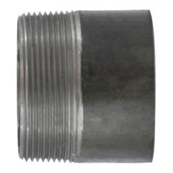 Black steel welded pipe nipple with threaded one end (TOE) connection and a plain end - 3/4 x 2 Black Carbon Toe Nipple