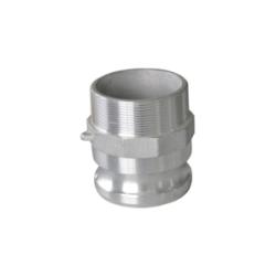Lightweight aluminum Part F reducer adapter, showcasing its corrosion resistance and accurate machining - 2 x 1-1-2 Part F Aluminum Reducer Adapter