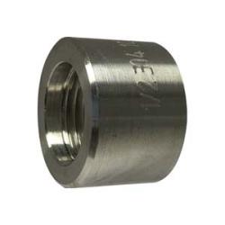 T-304 stainless steel 1000-psi barstock half coupling 2 1000# T-304 Barstock Half Coupling