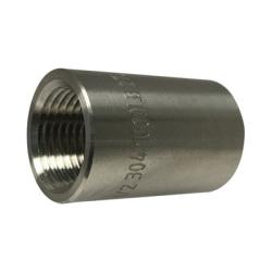 T-316 barstock coupling for high-strength pipe connections 1/2 1000# T-316 Barstock Coupling