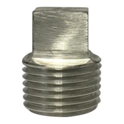 T-316 stainless steel barstock square head plug 2 1000/3000# T-316 Barstock Square Head Plug