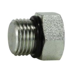 Solid hexagonal head hydraulic plug – 1-7/8-12 O-Ring Plug.