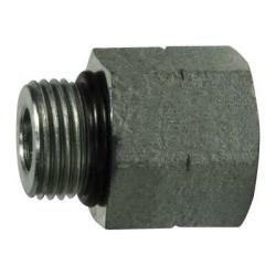Straight O-ring boss reducer/expander fitting 1-1/16-12 Male O-Ring Boss x Female O-Ring Boss Reducer/Expander