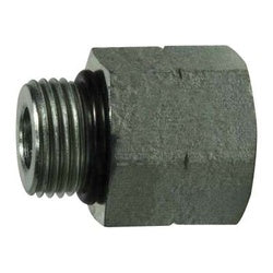 Industrial hydraulic reducer adapter with O ring boss male thread to female port – 1/8 x 1/4 Male O Ring x Female O Ring Reducer/Expander